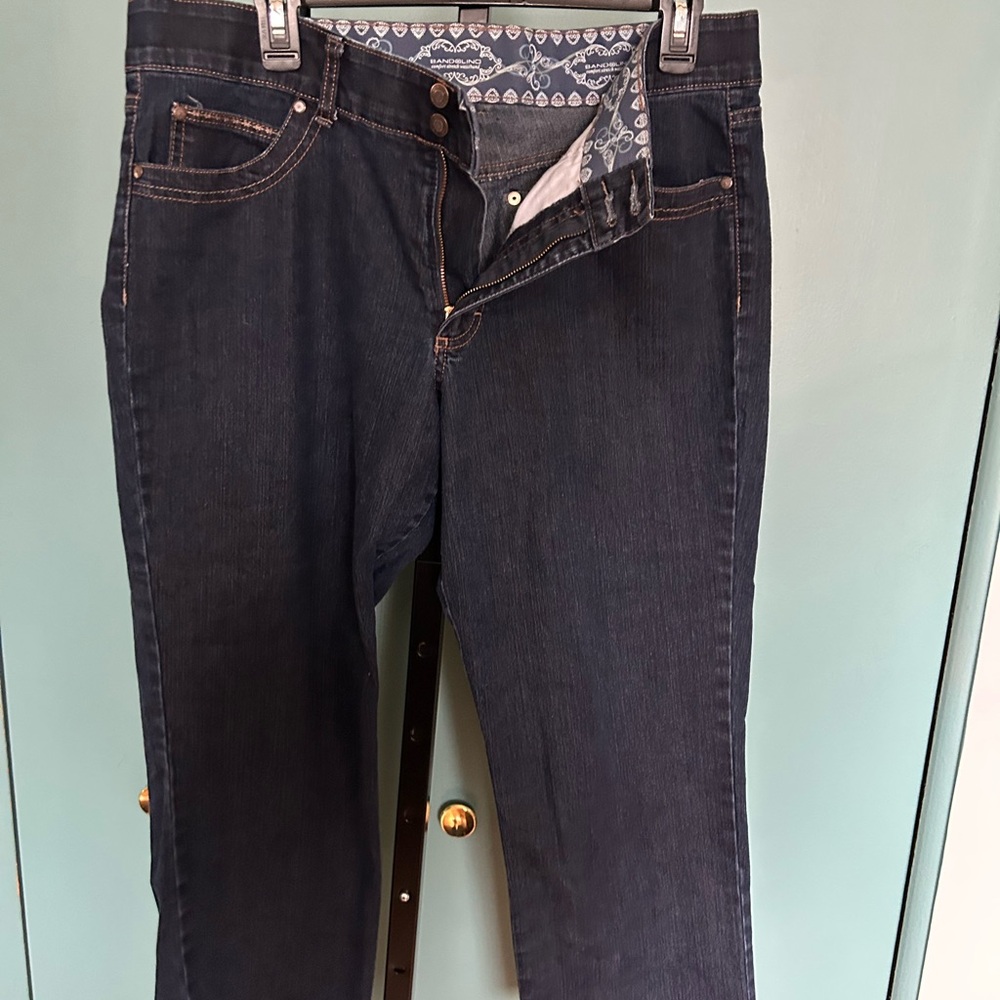 Bandolino Blue Comfort Stretch Capris
